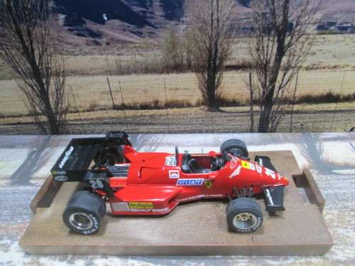 VERY RARE ,  STUNNING  BRUMM NO R143 1984  FERRARI 126 C4  F1  ` NO 28 RENE  ARNOUX  `  MINT - BOXED