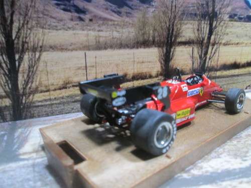 VERY RARE ,  STUNNING  BRUMM NO R143 1984  FERRARI 126 C4  F1  ` NO 28 RENE  ARNOUX  `  MINT - BOXED