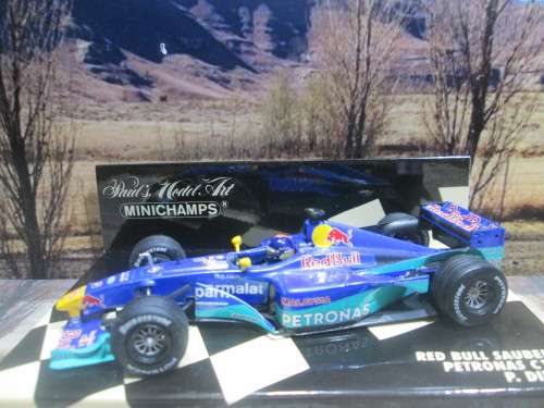 MINICHAMPS 430 000016 - 2000  RED BULL SAUBER  PETRONAS C19 -  ` P. DINIZ  ` MINT IN DISPLAY CASE