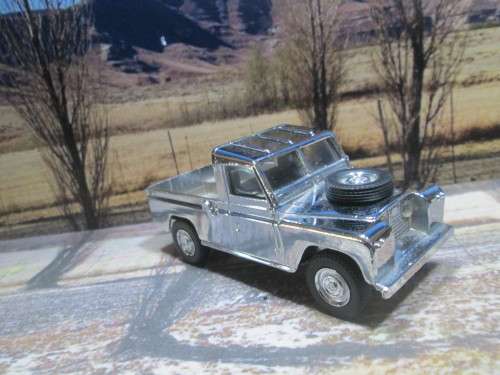 VERY RARE LTD EDIT 2000  CORGI  07105  -  LAND ROVER SERIES 2 - 109  ` CHROME PLATED `  MINT - BOXED