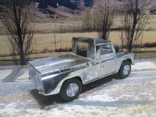 VERY RARE LTD EDIT 2000  CORGI  07105  -  LAND ROVER SERIES 2 - 109  ` CHROME PLATED `  MINT - BOXED