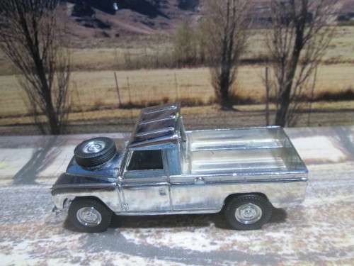VERY RARE LTD EDIT 2000  CORGI  07105  -  LAND ROVER SERIES 2 - 109  ` CHROME PLATED `  MINT - BOXED