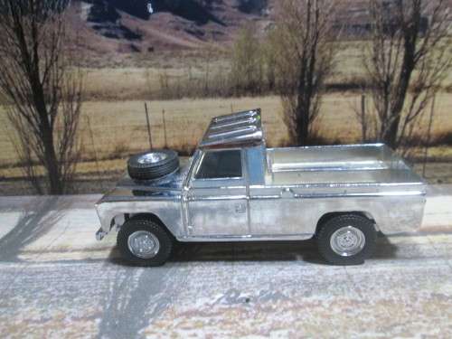 VERY RARE LTD EDIT 2000  CORGI  07105  -  LAND ROVER SERIES 2 - 109  ` CHROME PLATED `  MINT - BOXED