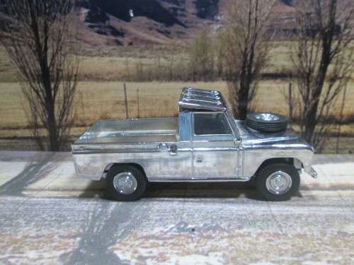 VERY RARE LTD EDIT 2000  CORGI  07105  -  LAND ROVER SERIES 2 - 109  ` CHROME PLATED `  MINT - BOXED