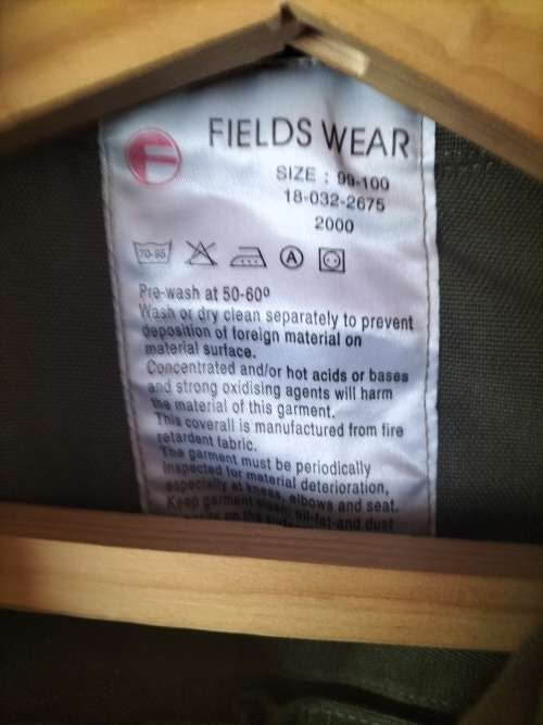 SA Army Tank Crew Coverall (Medium)