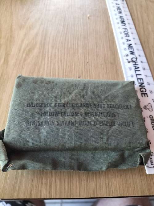 German Army Wound Dressing