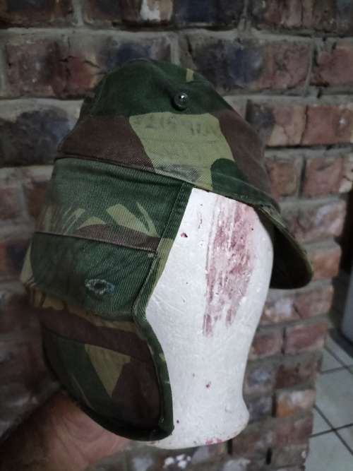 Rhodesian Army Camo Flap Cap