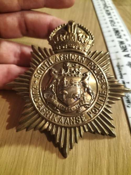 Old Zuid Afrikaanse Politie Badge