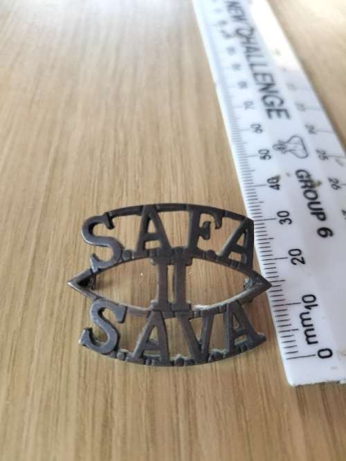 WW1 era 2 South African Field Artillery Badge