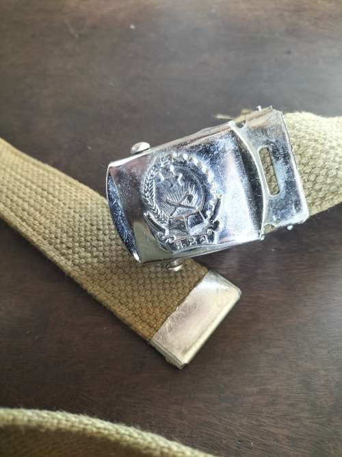 People`s Republic of Angola Army Belt with Buckle