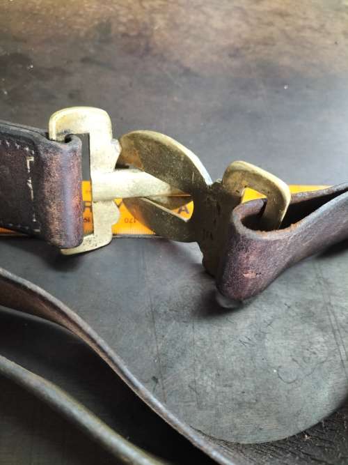 Anglo Boer War British Leather Belt with Buckle