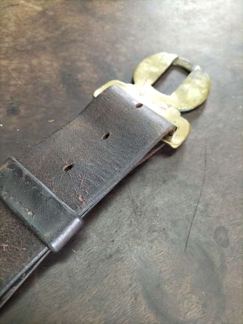 Anglo Boer War British Leather Belt with Buckle