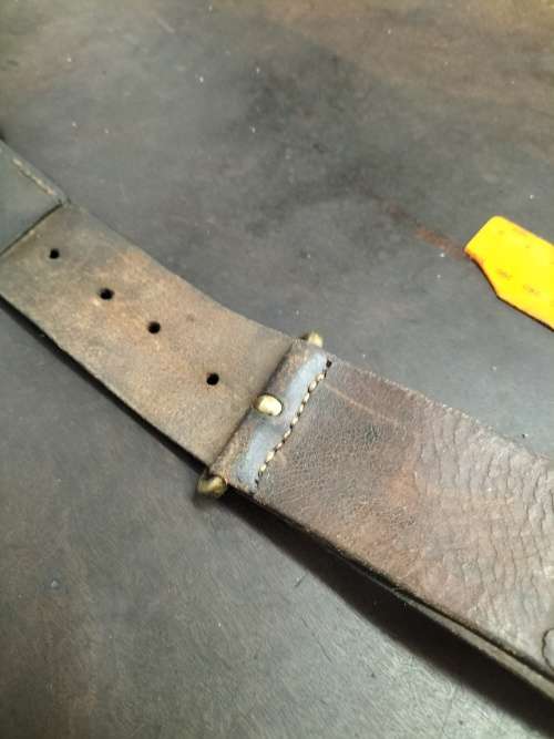 Anglo Boer War British Leather Belt with Buckle