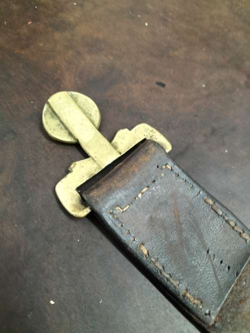 Anglo Boer War British Leather Belt with Buckle