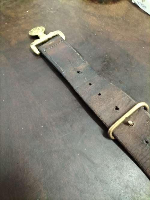 Anglo Boer War British Leather Belt with Buckle