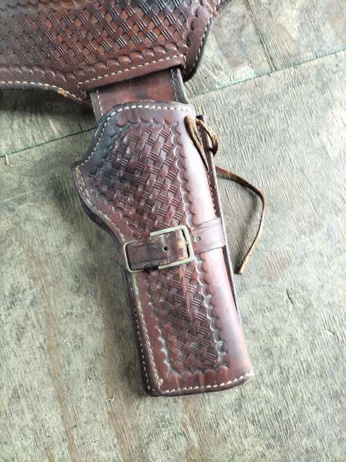El Paso Leather Belt with Holster