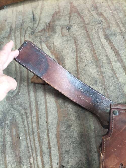 El Paso Leather Belt with Holster