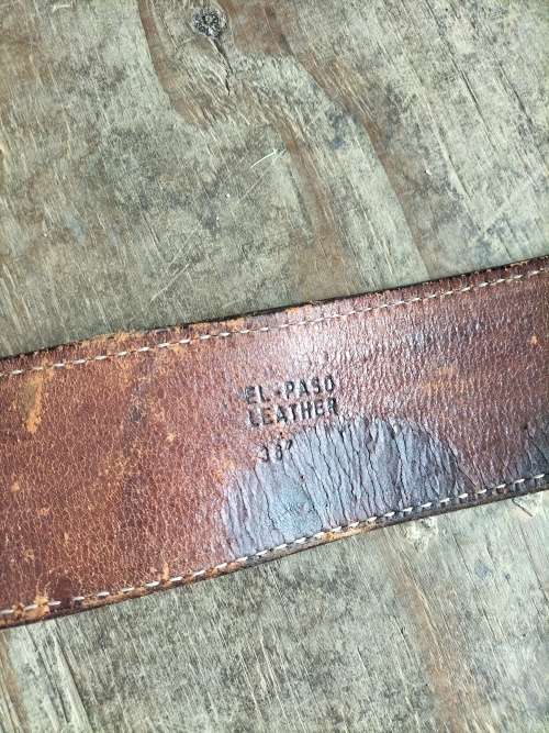 El Paso Leather Belt with Holster