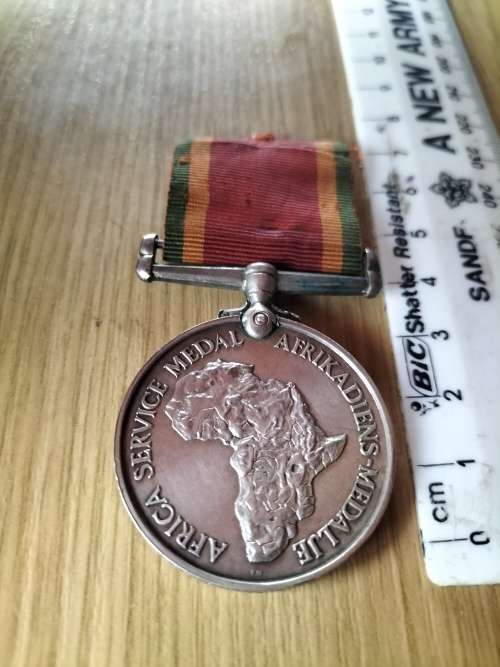WW2 Medal issued to 92469(ACF) R. Laubscher
