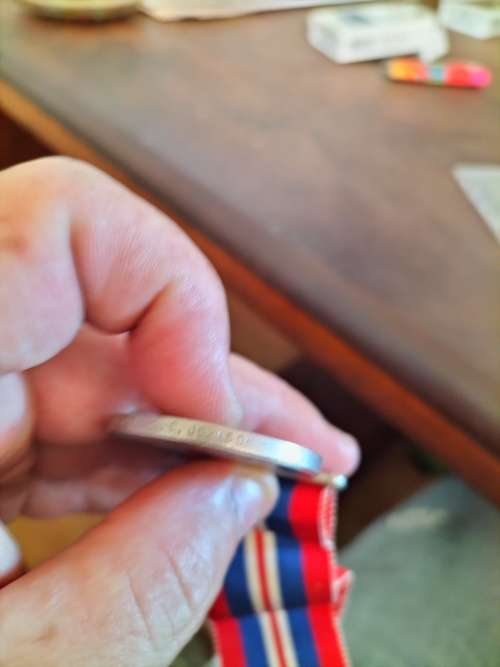 WW2 Medal issued to 43475 G.C. Johnson