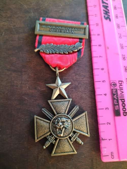 Republic of Zaire War Cross(Bravery Cross)