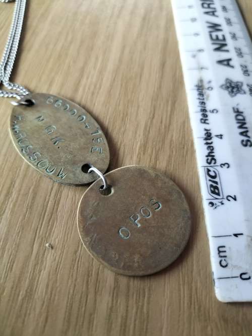 Old Army Dog Tags