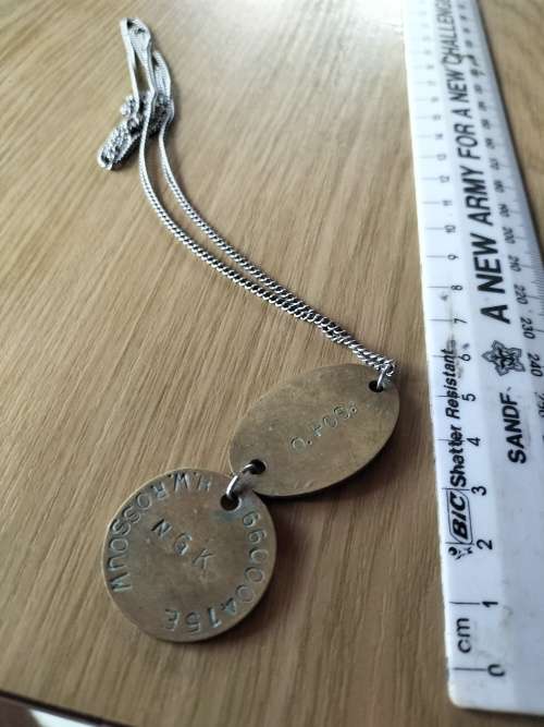 Old Army Dog Tags