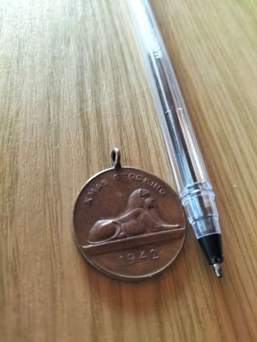 WW2 Xmas Stocking Medallion