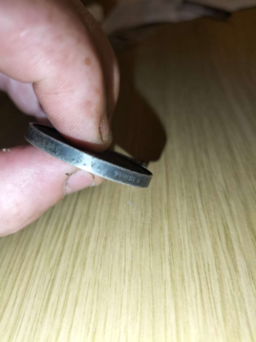 WW2 Medal (No Ribbon) issued to 25386 A.S. Van Vuuren