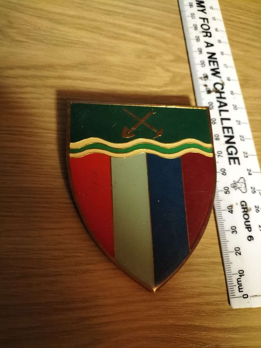 SADF North West Command Sports Plaque Badge (1x pin missing)