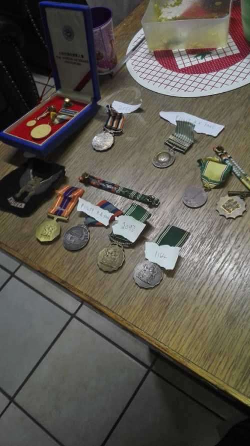 Rare!!! Korean War - SAAF Medal Lot - Issued to A. R. Page (One bid for Everything)