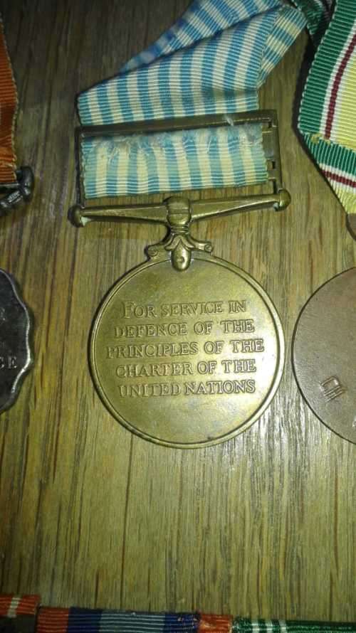 Rare!!! Korean War - SAAF Medal Lot - Issued to A. R. Page (One bid for Everything)