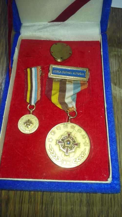 Rare!!! Korean War - SAAF Medal Lot - Issued to A. R. Page (One bid for Everything)