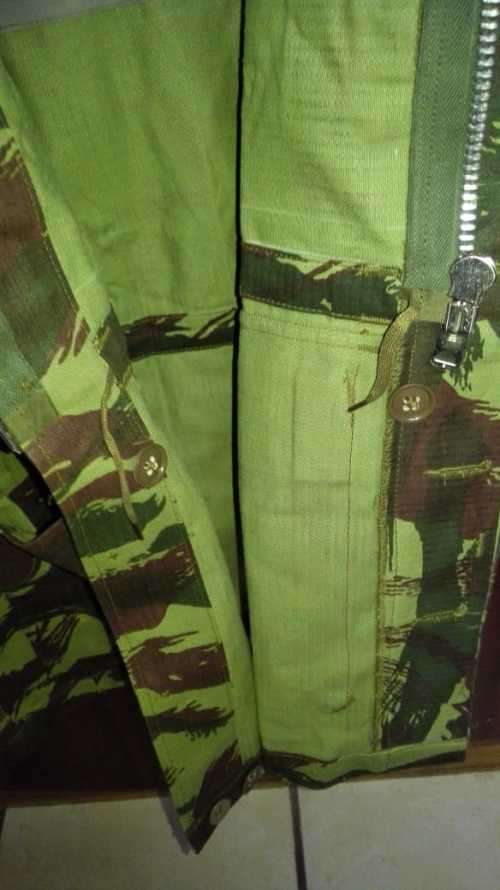 SADF Recce Copy French Lizard Camo Jacket (Label says Medium but it fits XXL)