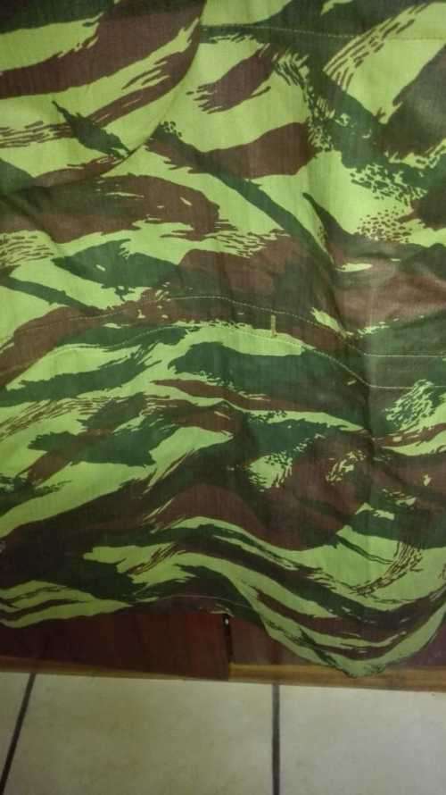 SADF Recce Copy French Lizard Camo Jacket (Label says Medium but it fits XXL)