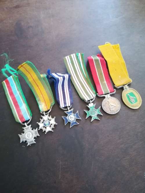 Rare Mixed Lot Rhodesian Miniature Medals
