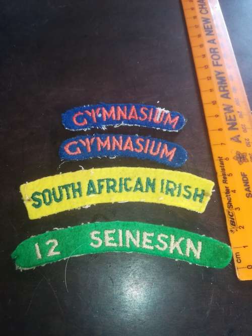 Mixed Lot Cloth Shoulder Titles #4 (4x Items)