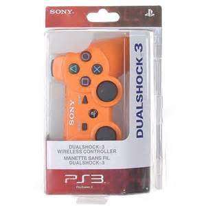 (PS3)Ps 3 controller Orange No reserve!!! controllers(REAL sony)