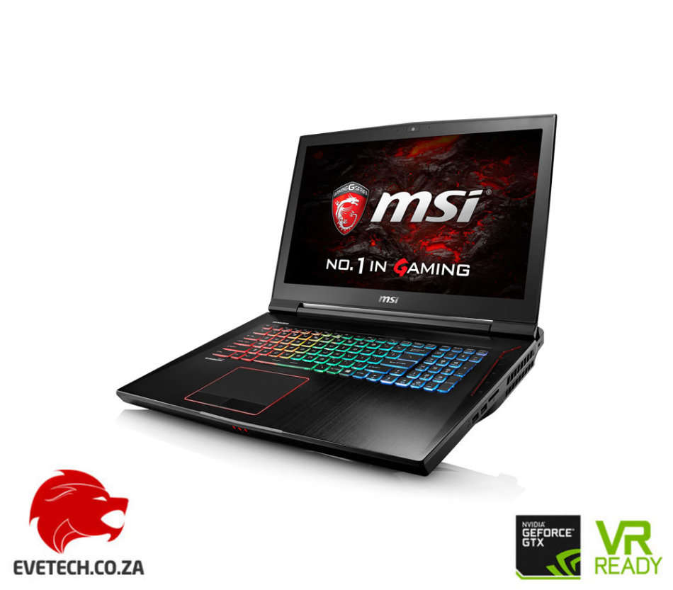 MSI GE72VR 7RFX 625ZA 17.3" FHD 3GB Ram 1TB HD Windows 10 Laptop
