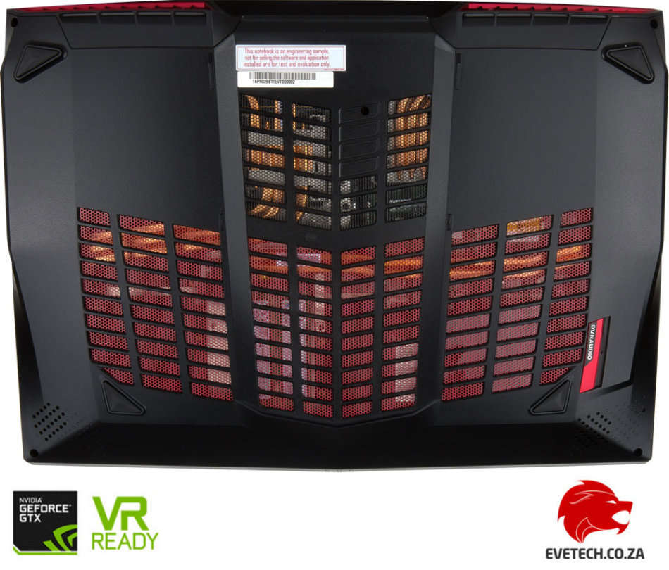 MSI GE72VR 7RFX 625ZA 17.3" FHD 3GB Ram 1TB HD Windows 10 Laptop