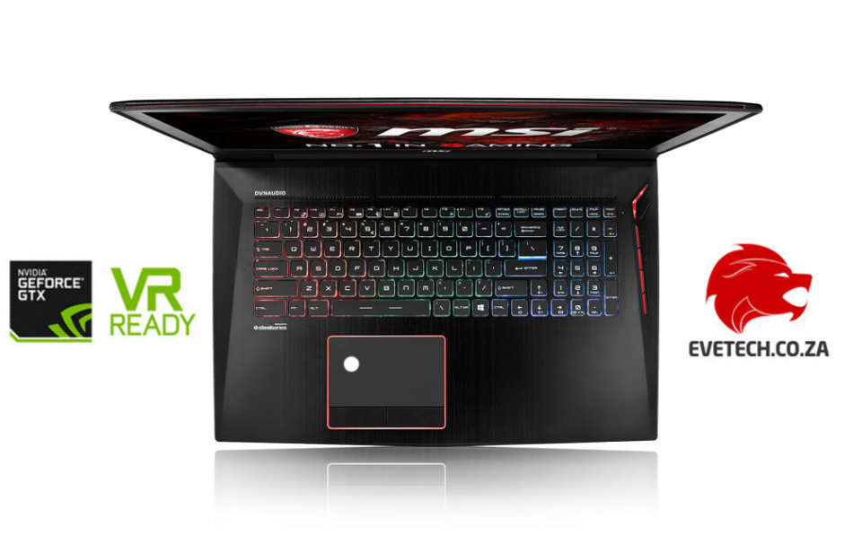MSI GE72VR 7RFX 625ZA 17.3" FHD 3GB Ram 1TB HD Windows 10 Laptop