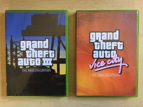 Crystal Xbox Console + 1 Controller & 2 Grand Theft Auto Games. (Collectors) (Retro)