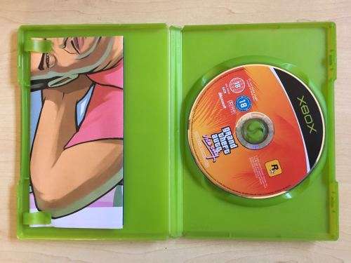 Crystal Xbox Console + 1 Controller & 2 Grand Theft Auto Games. (Collectors) (Retro)