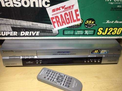 Panasonic NV-SJ230 VCR VHS Player Video Cassette Recorder.