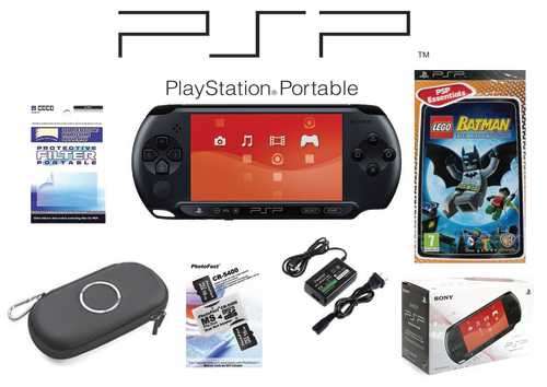 Sony Playstation Portable PSP-STREET Charcoal Black + 1 Game.(PSP)