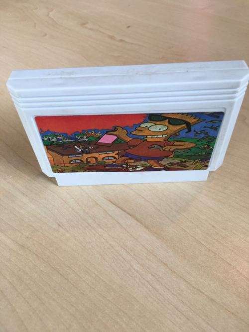 The Simpsons - NES - 8-bit - Famiclone - Golden China (Retro) - FREE SHIPPING!!!