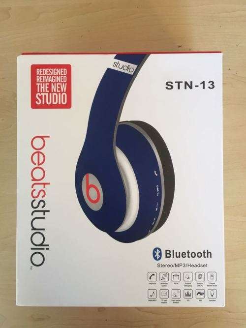 beats Studio - Wireless Bluetooth Headphones (Blue)