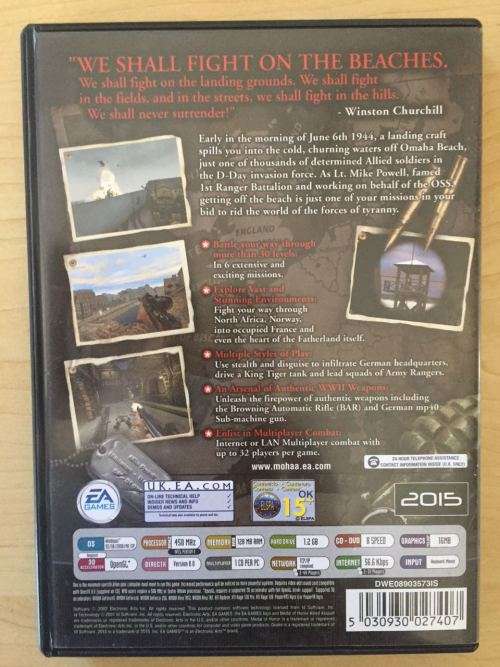 Medal of Honor: Allied Assault (PC CD)