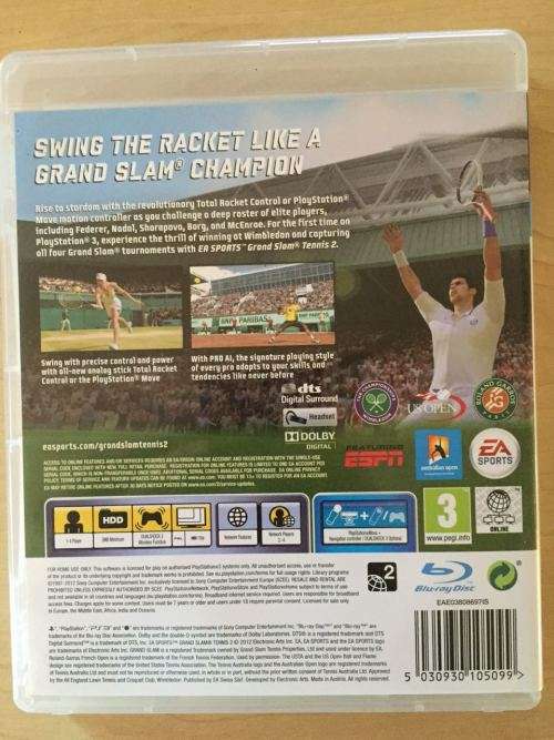 Grand Slam Tennis 2 (PS3)