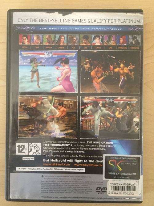 Tekken 4 - Platinum (PS2)